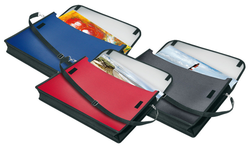 Veloflex VELOBAG Polypropylene Black,Blue,Red briefcase