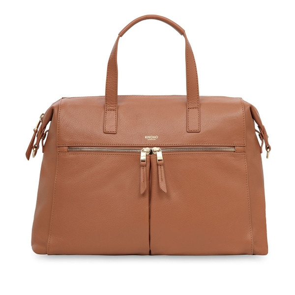 Knomo 20-101-CAR Leather Brown Tote bag handbag