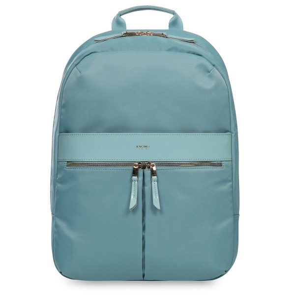 Knomo 19-401-SEA Leather,Nylon Blue backpack