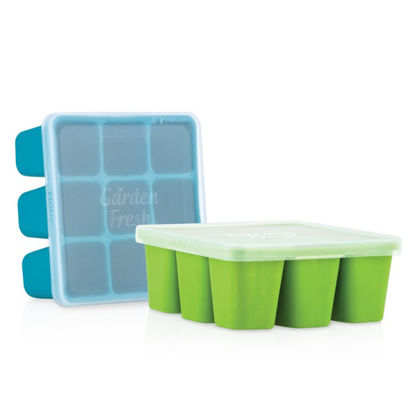 Nuby 0048526054343 Синий, Зеленый контейнер для детского питания