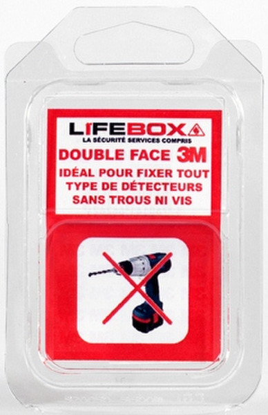 Lifebox DOUBLEFACE01 mounting tape/label