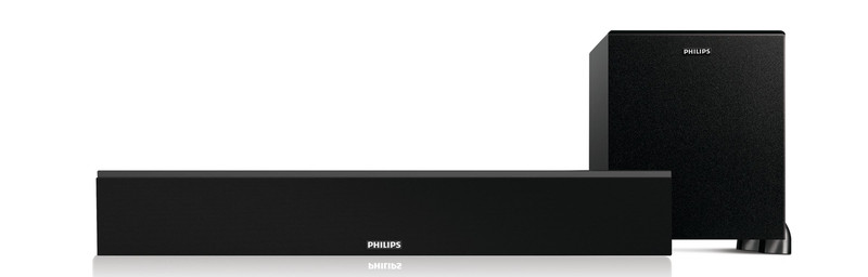 Philips HTL1010/94 Wired & Wireless 50W Black soundbar speaker