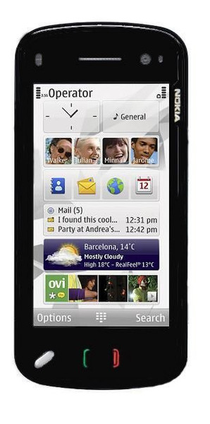 Nokia N97 Schwarz Smartphone
