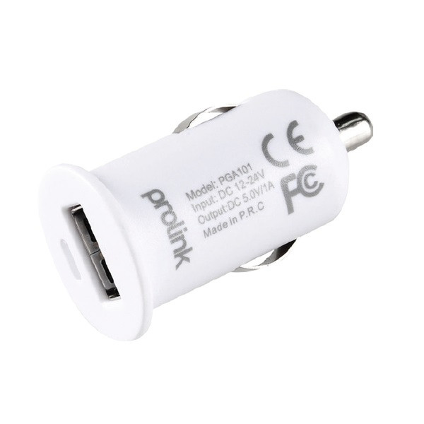 PROLINK PGA101 Auto White mobile device charger