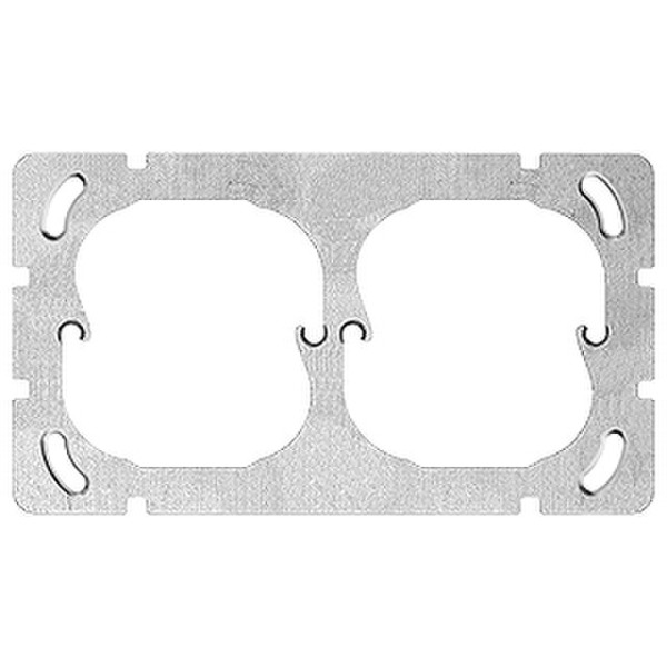Feller 376223100 Silver switch plate/outlet cover