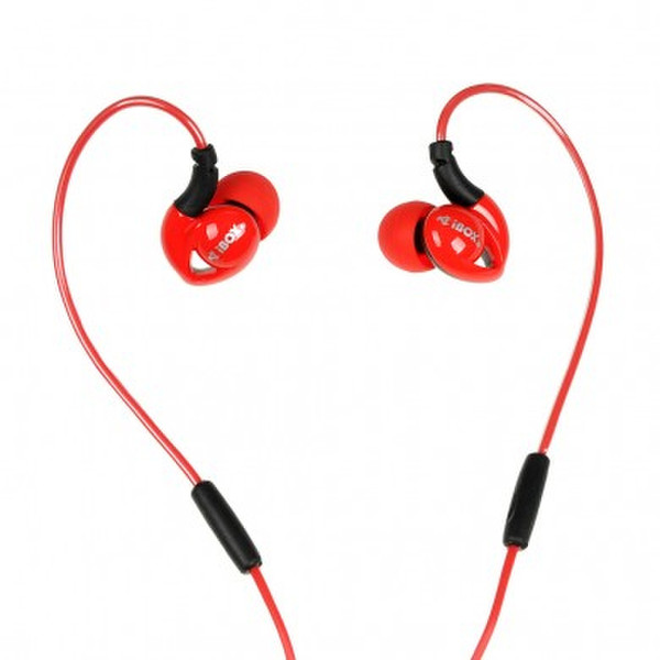 iBox S1 Binaural In-ear Red