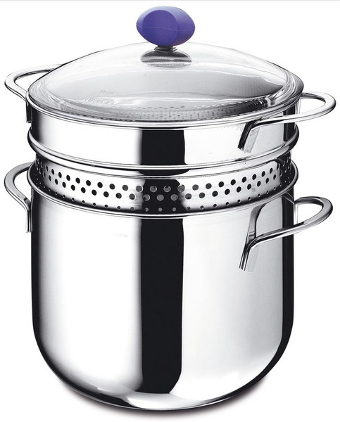 Lagostina Pastaiola holiday 220mm Glass,Stainless steel pasta pot