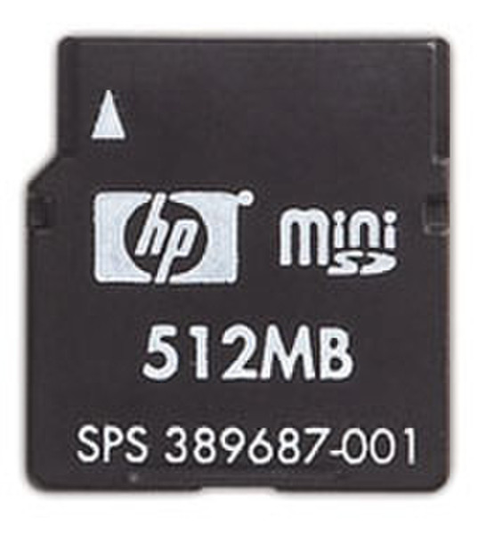 HP 512 MB MiniSD Memory Card smart card