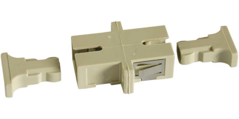 CCS Cabling System SC-SC SC 1pc(s) Beige fiber optic adapter