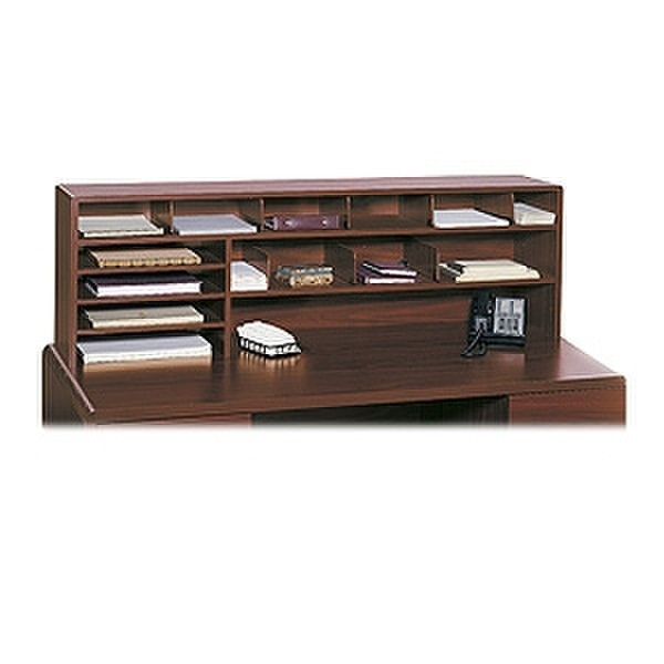 Safco 3651CY Wood Brown desk tray