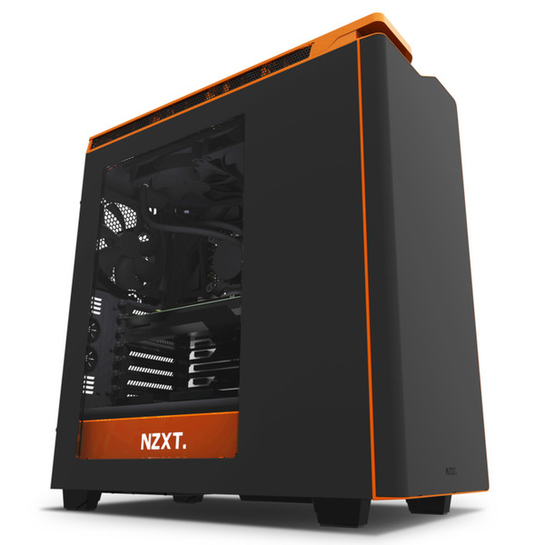 NZXT H440 Midi-Tower Black,Orange