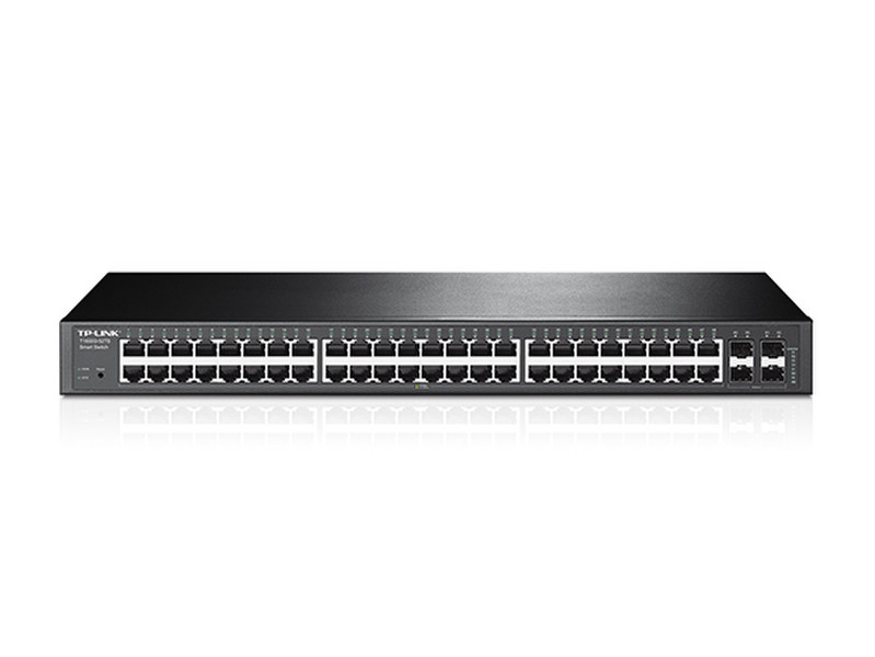 TP-LINK T1600G-52TS (TL-SG2452) Управляемый L2+ Gigabit Ethernet (10/100/1000) 1U Черный