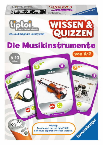 Ravensburger Wissen & Quizzen: Die Musikinstrumente zurück