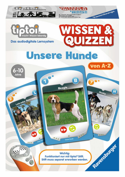 Ravensburger Wissen & Quizzen: Unsere Hunde zurück