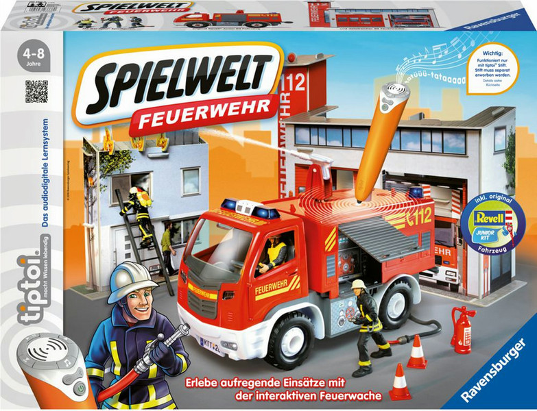 Ravensburger tiptoi Spielwelt Feuerwehr: Gefahrguteinsatz