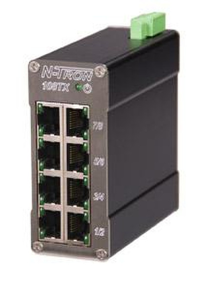 Red Lion 108TX ungemanaged Fast Ethernet (10/100) Schwarz Netzwerk-Switch