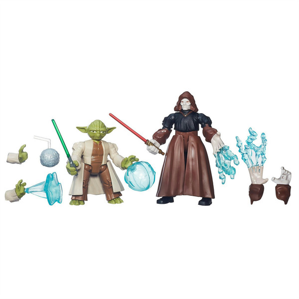 Hasbro Hero Mashers Yoda Vs. Emperor Palpatine Junge Mehrfarben 2Stück(e) Kinderspielzeugfiguren-Set