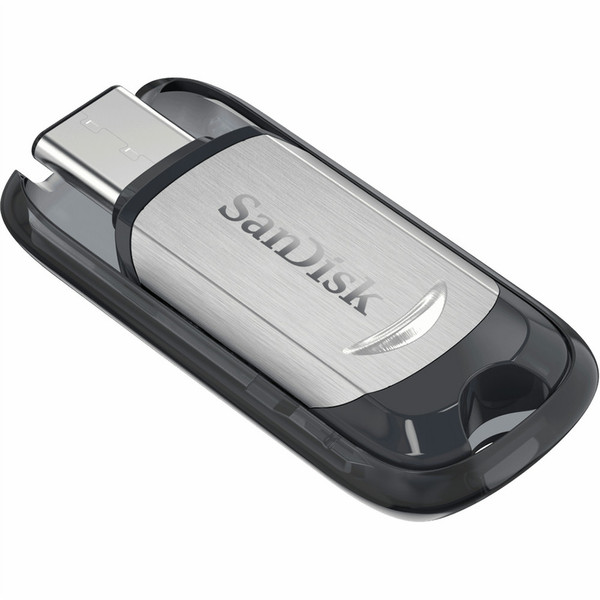 Sandisk Ultra 16ГБ USB 3.0 (3.1 Gen 1) Type-C Черный, Cеребряный USB флеш накопитель