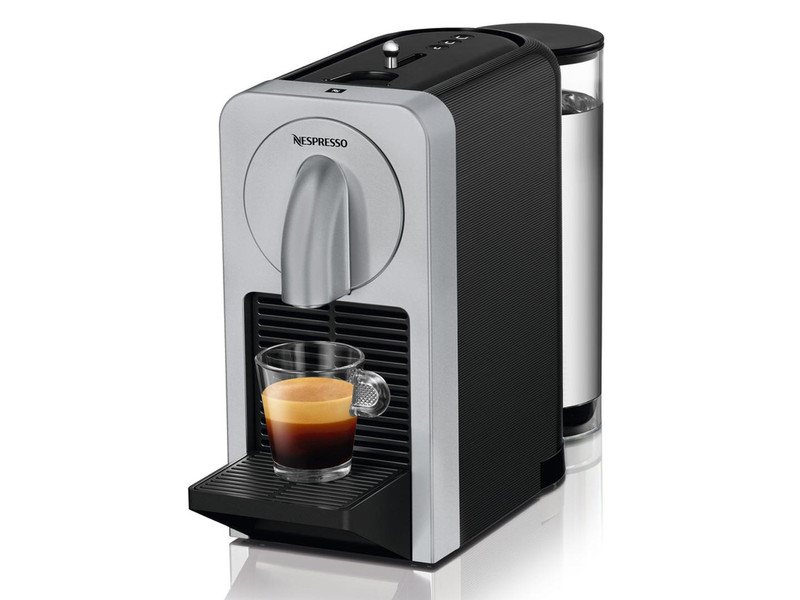 DeLonghi EN 170.S Отдельностоящий Espresso machine 0.8л Черный, Cеребряный