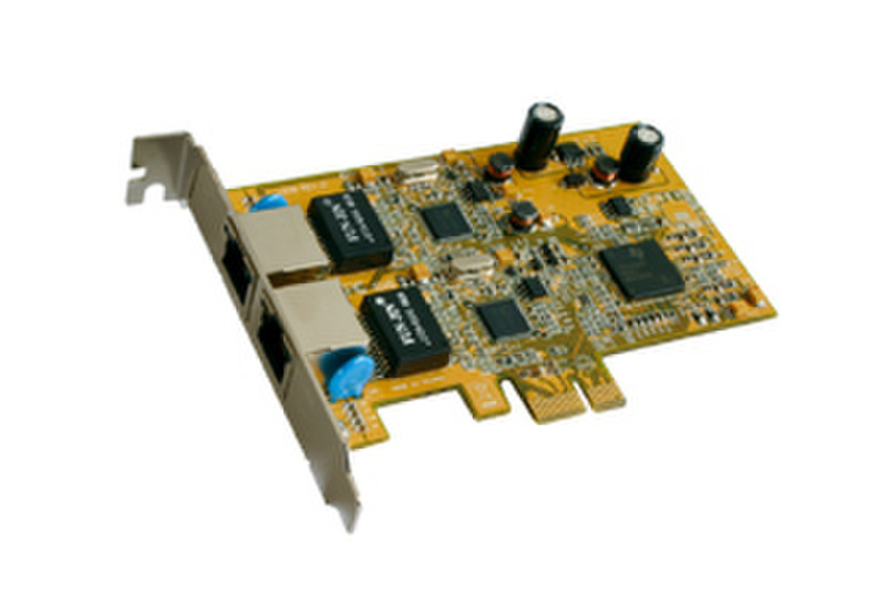 EXSYS 10/100/1000 PCI Dual Ethernet Card Eingebaut 1000Mbit/s Netzwerkkarte