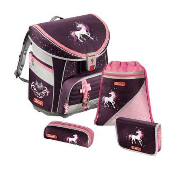 Step by Step Unicorn Girl School backpack Polyester Pink,Violet