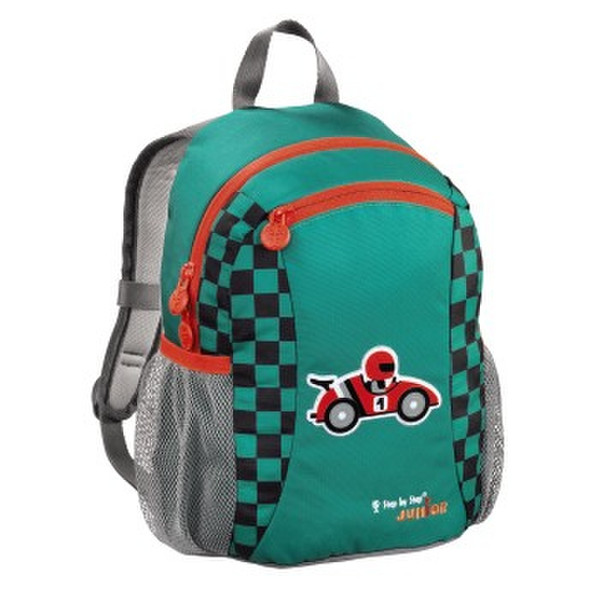 Step by Step Talent Little Racer Boy School backpack Green,Grey