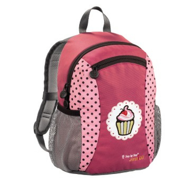 Step by Step Talent Sweet Cake Girl School backpack Grey,Pink