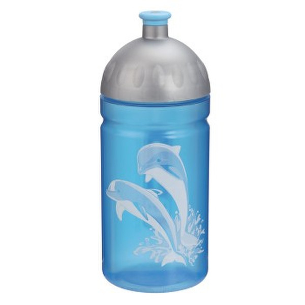Step by Step Happy Dolphins 500ml Silber, Türkis Trinkflasche