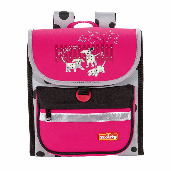 Scout Minibuddy Girl School backpack Grey,Pink