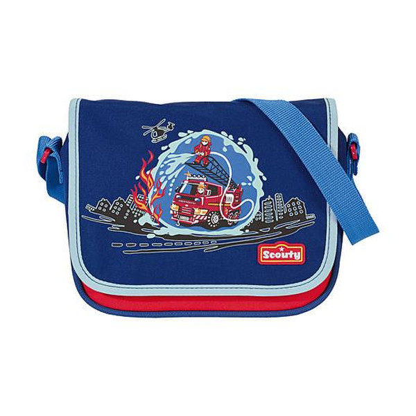 Scout 132003549 Мальчик School messenger Синий, Красный школьная сумка