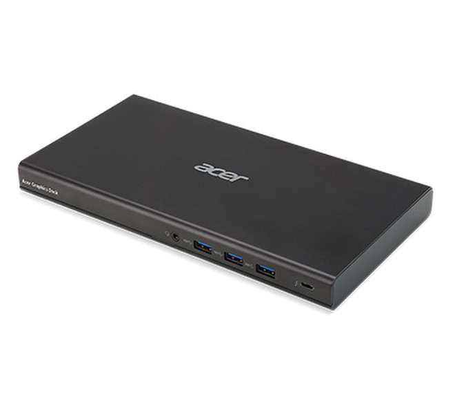 Acer Graphics Dock USB 3.0 (3.1 Gen 1) Type-C Черный