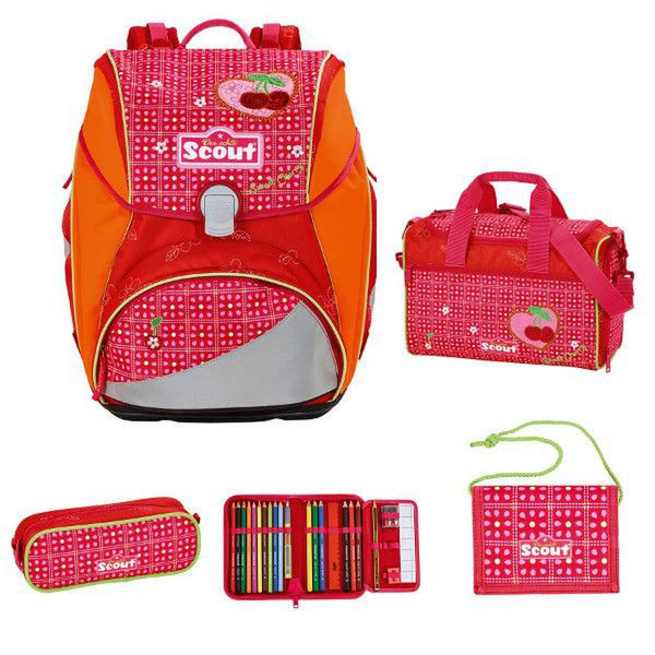 Scout 74510797200 Girl School backpack Orange,Red school bag