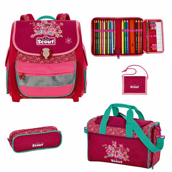 Scout 72500987700 Girl School backpack Pink,Red school bag