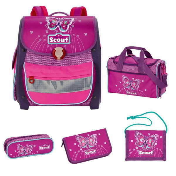 Scout 72500928900 Девочка School backpack Розовый, Пурпурный школьная сумка