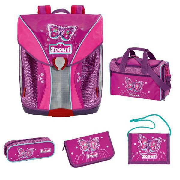 Scout 71500728900 Girl School backpack Pink,Purple school bag