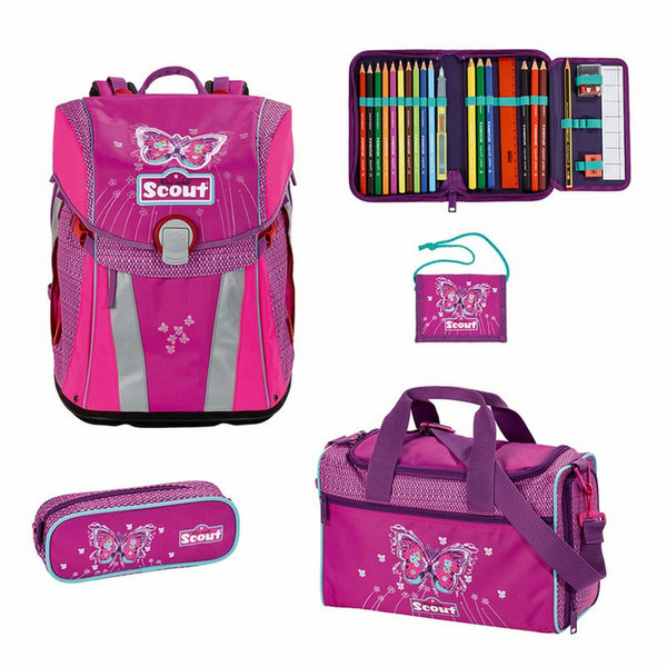 Scout 73510728900 Girl School backpack Pink,Purple school bag