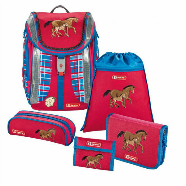 Step by Step 138412 Boy/Girl School backpack Polyester Blue,Red school bag