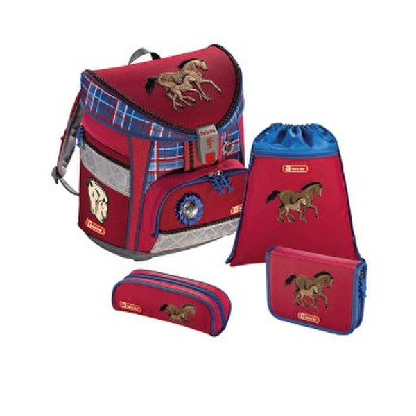 Step by Step Horse Family Mädchen School backpack Polyester Blau, Grau, Rot