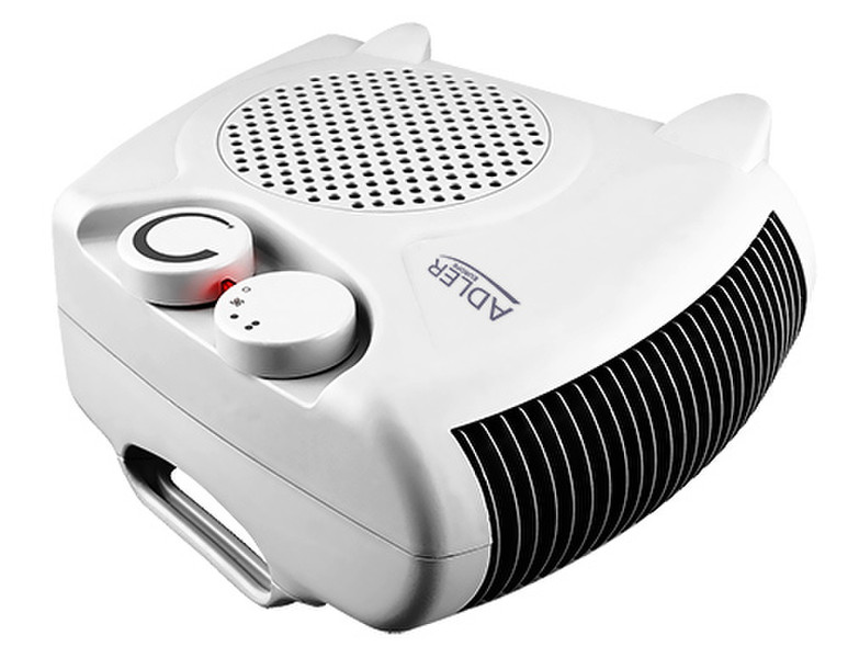 Adler AD 7708 Indoor 2000W White Fan electric space heater