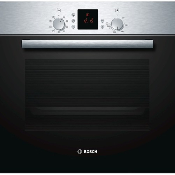 Bosch Serie 2 HBN539E7 Elektro 66l 2900W A Schwarz, Silber Backofen