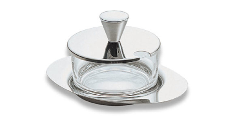 Eme Posaterie TI3/SMEM-10 Oval Glass,Stainless steel Stainless steel,Transparent dining bowl