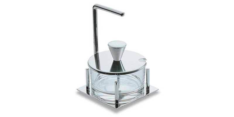 Eme Posaterie TI1/SMEM-10 Square Glass,Stainless steel Stainless steel,Transparent dining bowl