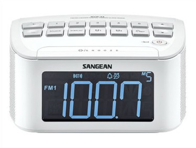 Sangean RCR-24 Портативный Цифровой Белый радиоприемник