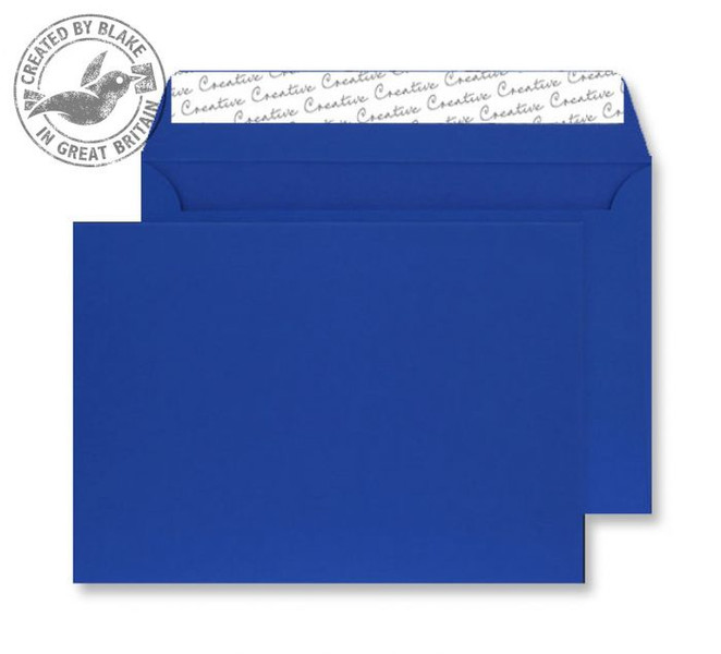 Blake Creative Senses Wallet Peel and Seal Blue Velvet C5 162×229mm 140gsm (Pack 20)