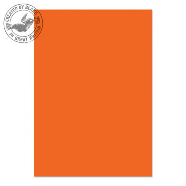 Blake Creative Colour Pumpkin Orange Paper A4 297x210mm 120gsm (Pack 50) inkjet paper