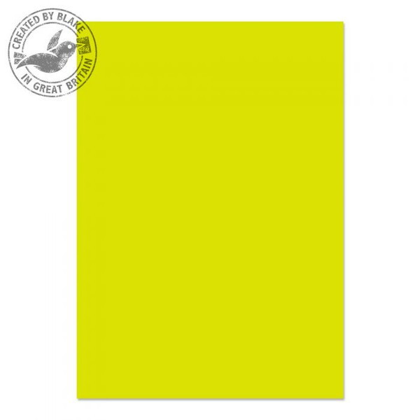 Blake Creative Colour Acid Green Paper A4 297x210mm 120gsm (Pack 50)