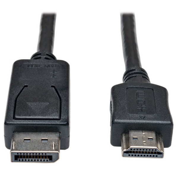 Tripp Lite DisplayPort - HDMI, m-m, 6.1m 6.1м DisplayPort HDMI Черный, Металлический