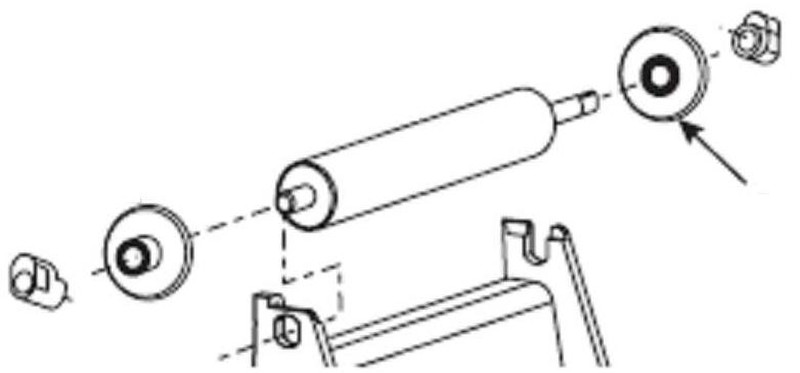 Zebra Platen Roller Inboard Guide