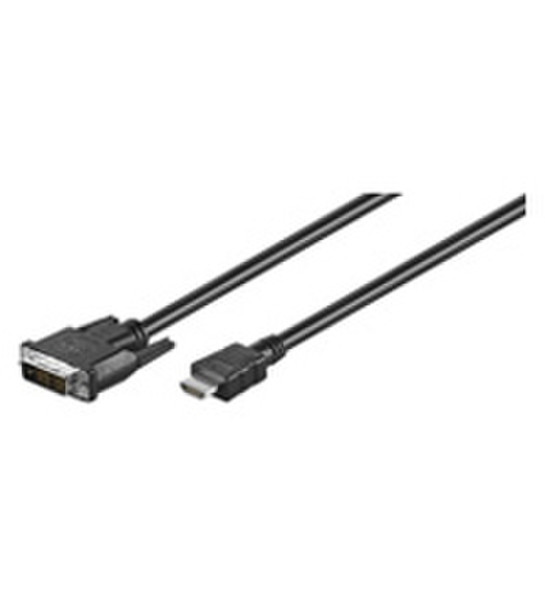 Wentronic MMK 630-150 1.5m (HDMI-DVI) 1.5m HDMI DVI-D Black