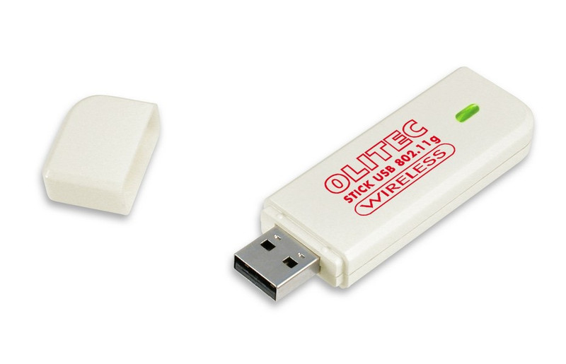 Olitec Stick USB 802.11G (Wi-Fi) 55Mbit/s networking card